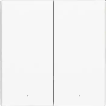 Çelës inteligjent pa tela Aqara H1 WRS-R02, dy taste, Zigbee 3.0, i bardhë