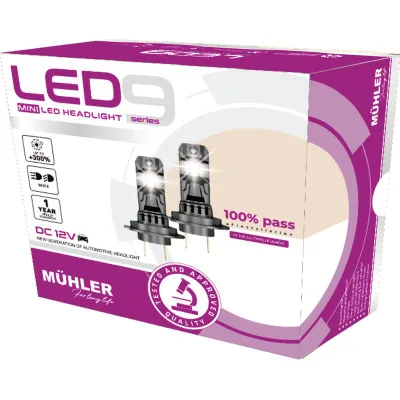 Lampa Led H4 Mini Led9 Muhler - 1