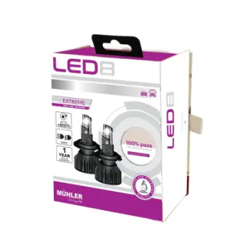 Lampa Led H4 12/24v +800% All Types Led8 Muhler