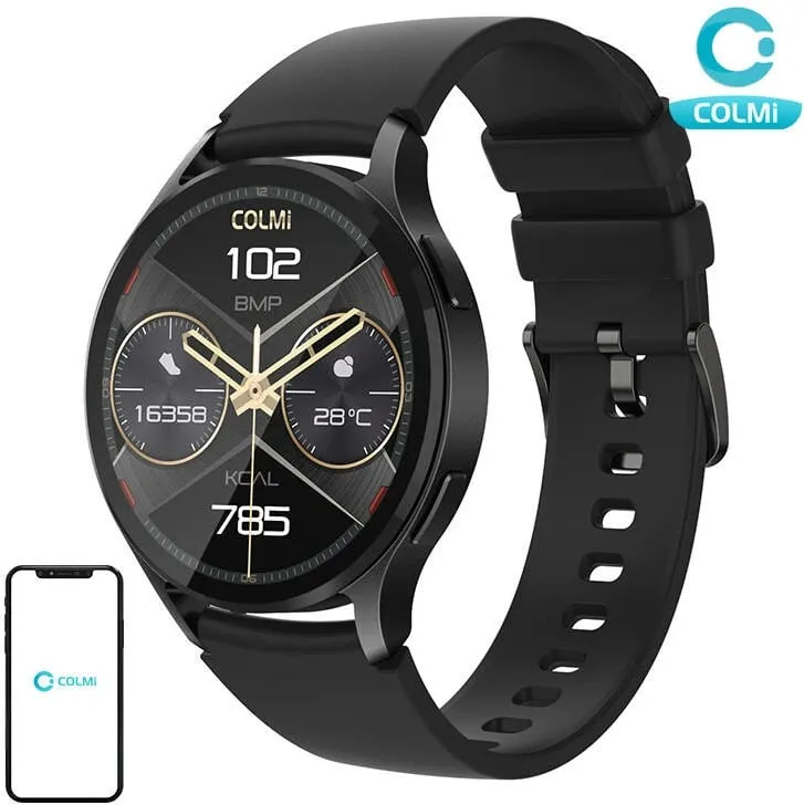 Smartwatch Colmi i28 Ultra, 1.43" AMOLED, për Android/iOS, i zi - 1