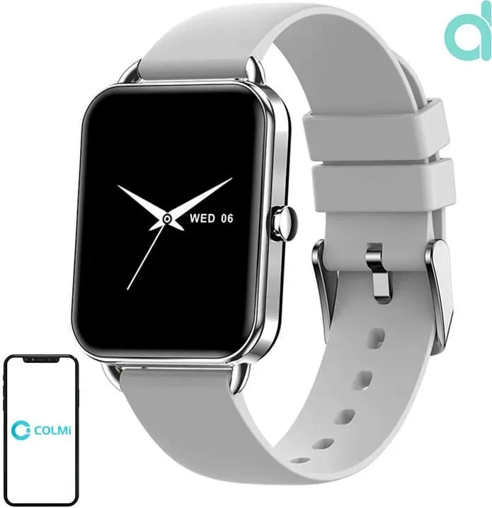 Smartwatch Colmi P20, 1.65" AMOLED, IP68, Argjend - 1