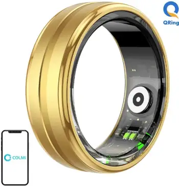 Unazë inteligjente Colmi R06, 18.1mm, Gold, madhësia 8