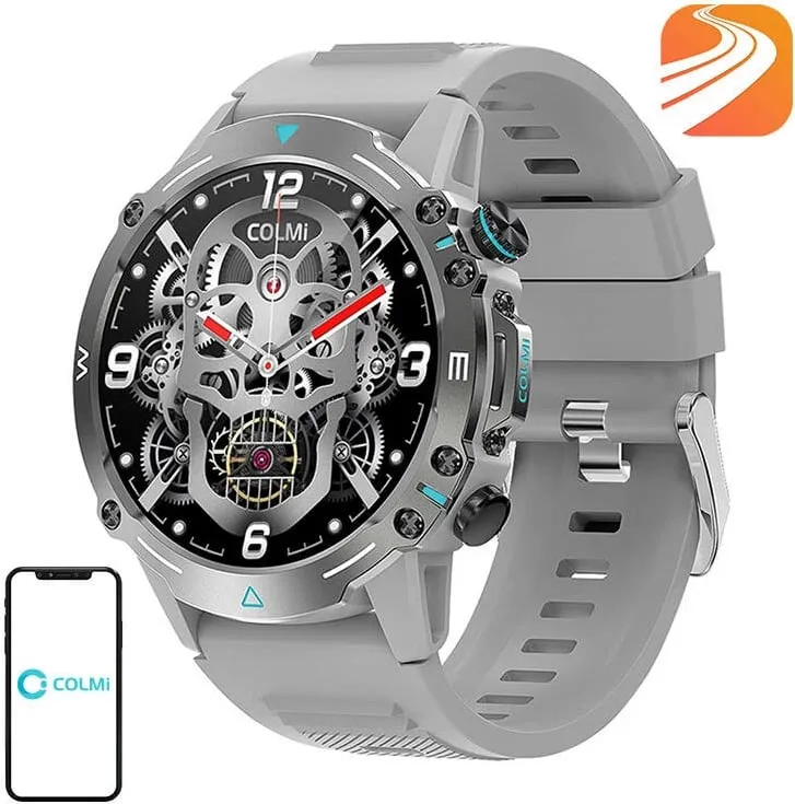 Smartwatch Colmi M42, 1.43", AMOLED, 410mAh, IP68, Silver - 1