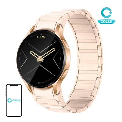 Smartwatch Colmi i28 Ultra me rrip magnetik, 1.43" AMOLED, Gold - 1