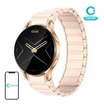 Smartwatch Colmi i28 Ultra me rrip magnetik, 1.43" AMOLED, Gold