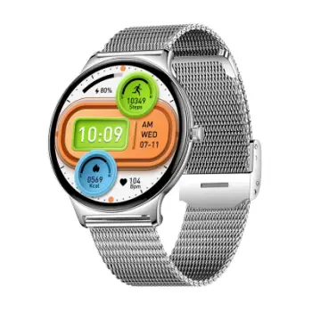 Smartwatch Colmi V89 AMOLED 1.43" BT thirrje 100+ sporte IP67 çelik argjendtë