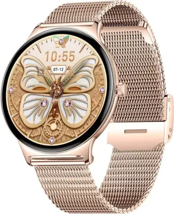 Smartwatch Colmi V89 1.43" AMOLED, thirrje BT, 100+ sporte, IP67, rrip çelik inox, ari