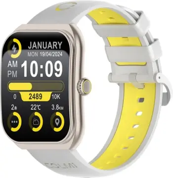 Smartwatch Colmi P86 1.93" AMOLED AOD Bluetooth thirrje 400 mAh, gold