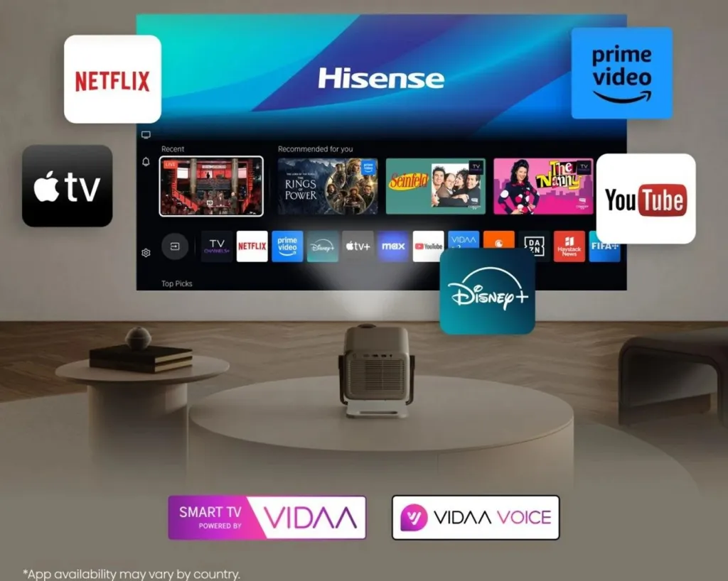 Projektor laser Hisense M2 Pro UHD 4K, gri - 9