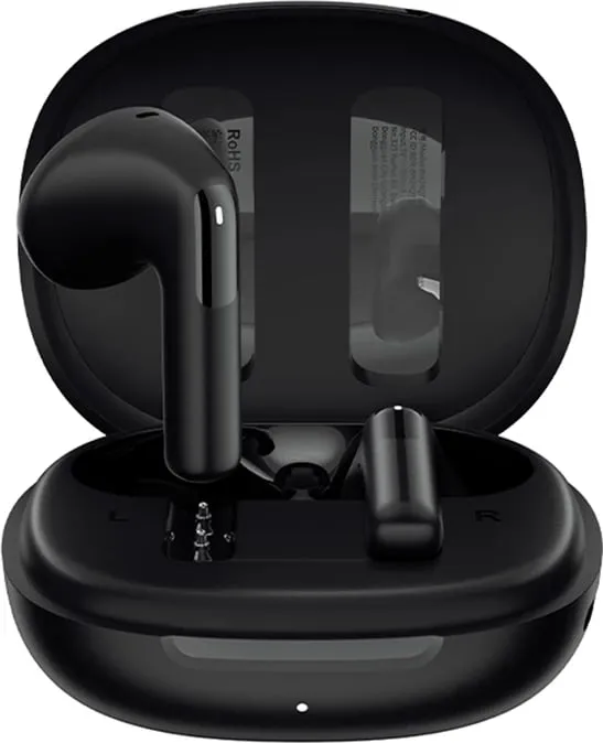 Kufje TWS QCY Ailybuds E10 QT35, in-ear, LDAC, Bluetooth 5.4, e zezë - 1