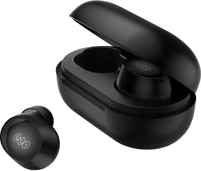 Kufje TWS QCY T27, wireless, me kuti karikimi, e zezë - 5