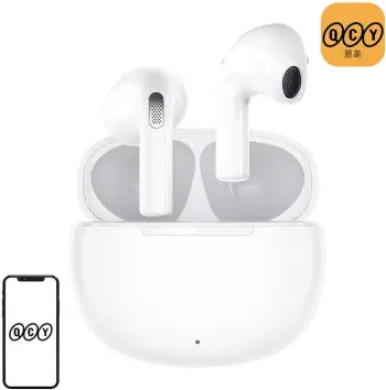 Kufje TWS QCY AilyPods T20, Bluetooth 5.3, IPX4, të bardha