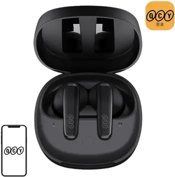 Kufje TWS QCY T13x, Bluetooth 5.3, ANC, IPX5, të zeza me kuti karikimi