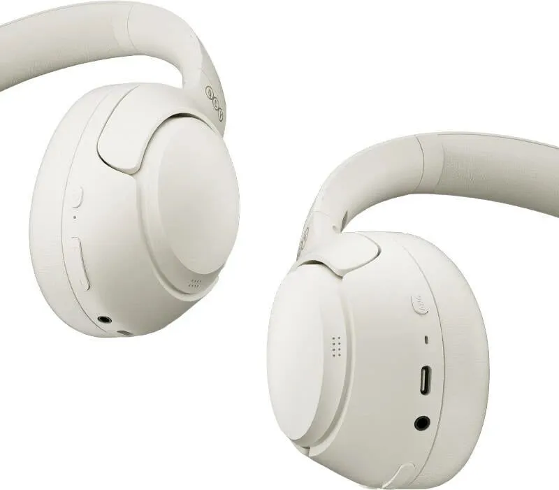 Kufje wireless QCY H3, ANC, të bardha - 4