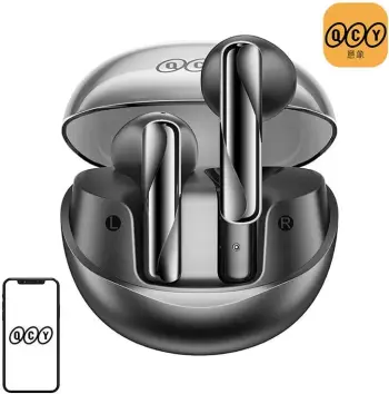 Kufje TWS QCY AilyBuds Clear T32, të zeza