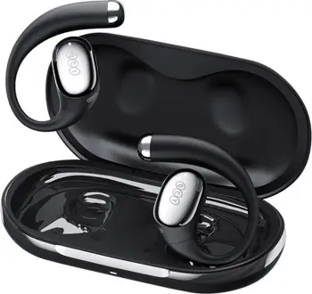 Kufje TWS QCY Crossky R70, wireless, ANC, LDAC, IPX5, e zezë