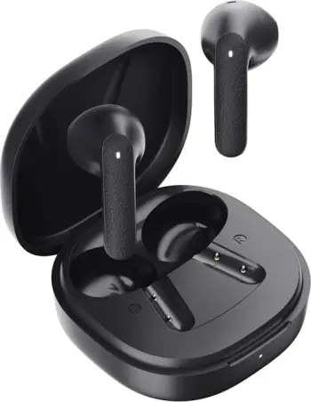 Kufje TWS QCY T41, Bluetooth 5.4, deri 35h me kuti, Low Latency 68 ms, IPX4, USB-C, të zeza