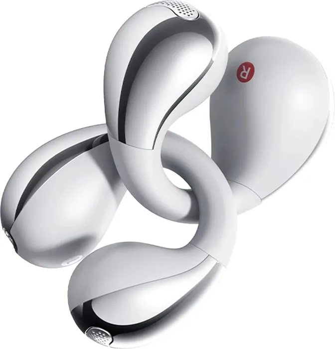 Kufje TWS QCY Crossky Clip C30S, Open-Ear, LDAC Hi-Res, Bluetooth 6.0, 40 orë, IPX5, USB-C, argjendtë - 3
