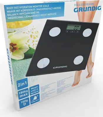 Peshore banjo Grundig, analizë trupi, deri 180kg, xham e zezë