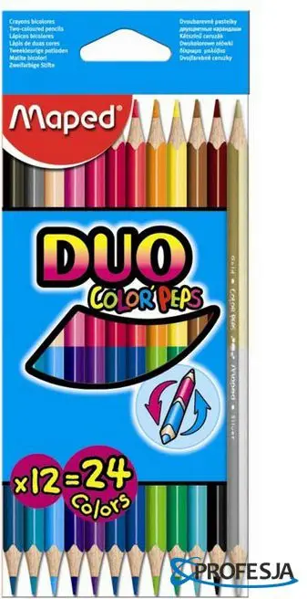 Lapsa me ngjyrë Maped Colorpeps, 24 ngjyra