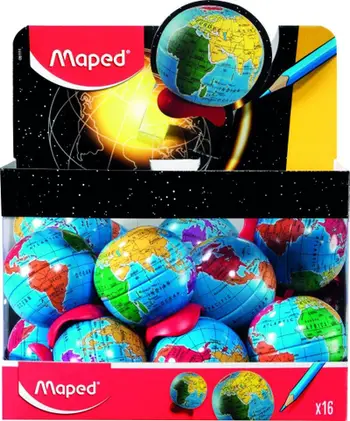 Mprehëse lapsash Maped Globe World Atlas, metal, 1 vrimë