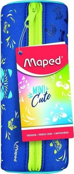 Penar Maped Tube Nightfall Mini Cute, neopren, cilindrik, blu