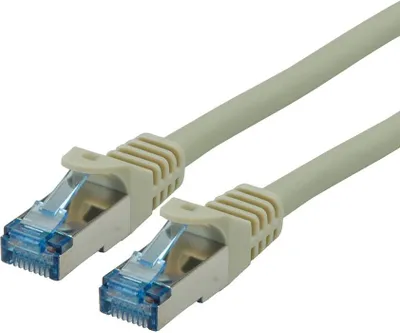 Kabllo rrjeti Roline Patchcord SFTP Cat.6A, 1m, gri - 1