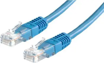 Kabllo rrjeti Roline Patchcord UTP, Cat6, 2 m, e kaltër