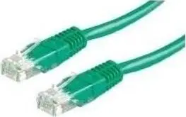 Kabllo patchcord Roline, UTP, Cat.6, 3 m, e gjelbër