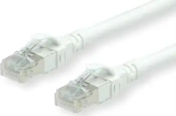 Kabllo patchcord Roline, CAT 6, RJ-45, 2 m, e bardhë