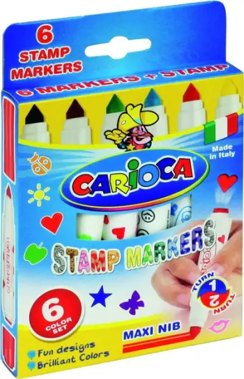 Set markera Carioca, 6 ngjyra