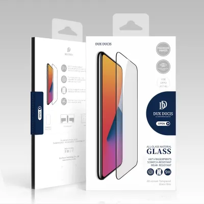 Xham mbrojtës Dux Ducis 9D për Oppo A17, 9H, kornizë e zezë - 4