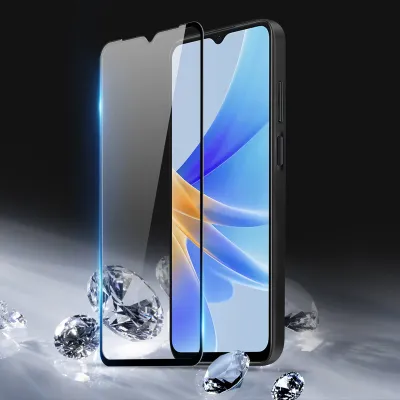 Xham mbrojtës Dux Ducis 9D për Oppo A17, 9H, kornizë e zezë - 5