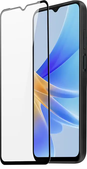 Xham mbrojtës Dux Ducis 9D për Oppo A17, 9H, kornizë e zezë