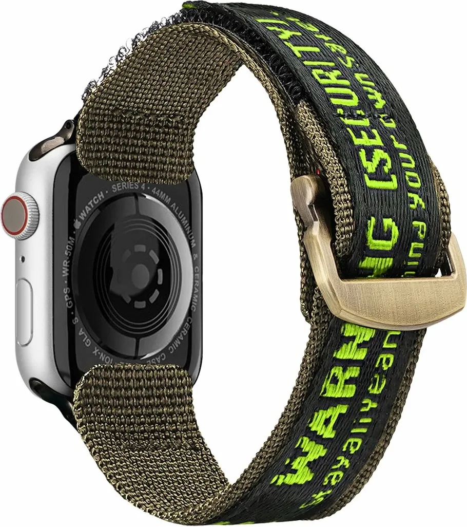 Rrip najloni për Apple Watch Dux Ducis Outdoor Version, 42/44/45/49mm, zi/gjelbër - 2