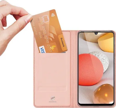 Këllëf mbrojtës Dux Ducis Etui për Samsung Galaxy A42 5G, rozë - 4