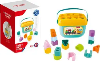 Lodër Askato sorter me blloqe ndërtimi, shumëngjyrëshe