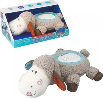 Projektor muzikor për fëmijë Askato Little Sheep, projeksion me yje, funksion me bateri, i bardhë