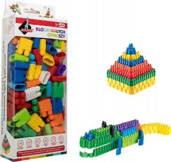 Lodër ndërtesë Little Geniuses Blocks Bricks, 150 copa, shumëngjyrëshe