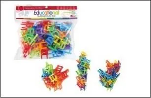 Puzzle Askato Klocki, 40 elemente, shumëngjyrëshe - 1