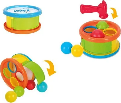 Set topa lodër për fëmijë Askato Bębenek - 1