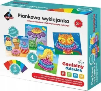 Mozaik me afishe ngjitëse për femijë Askato (102757), 4 piktura