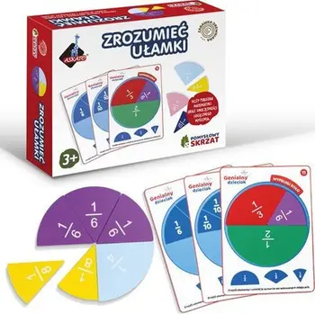 Lojë edukative Askato Clever Gnome, mësimi i thyesave, shumëngjyrëshe