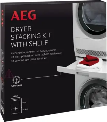 Komplet grumbullimi AEG A1WYHSK2, raft me nxjerrje, i bardhë