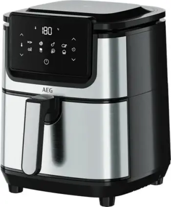Furrë me ajër të nxehtë AEG AF6-1-4ST, 3.5 L, 1500 W, Inox, e zezë