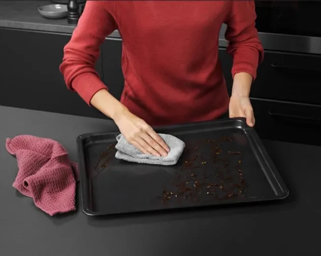 Fletë metalike për furrë AEG EASY2CLEAN A9OOAF11, e zezë - 5