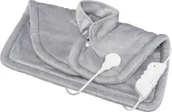 Batanije elektrike për qafë dhe krahë Medisana HP 622, 56 x 52 cm, 100 W, ngjyrë gri