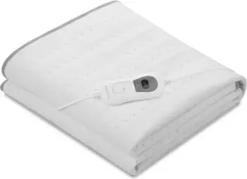 Mbulesë elektrike për shtrat Medisana HU 666, 200 x 90–100 cm, 3 nivele temperature, e bardhë