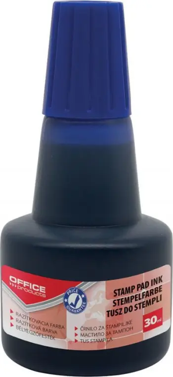 Bojë për vulë Office Products, 30ml, e kaltër