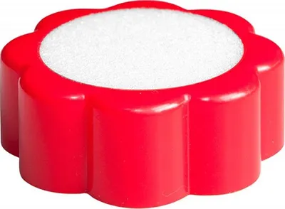 Enë për lagien e gishtit Office Products, e kuqe - 1